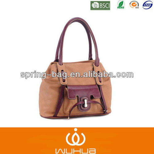 2015 Latest Flesh Pu Handbags Fashion handBag