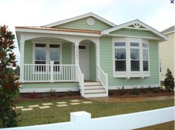 Mini 20 / 30sqm Prefab Bungalow Homes , Light Steel Bungalow Modular Homes