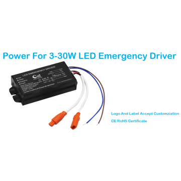 Fuente de alimentación de emergencia LED DC 20-120V CE