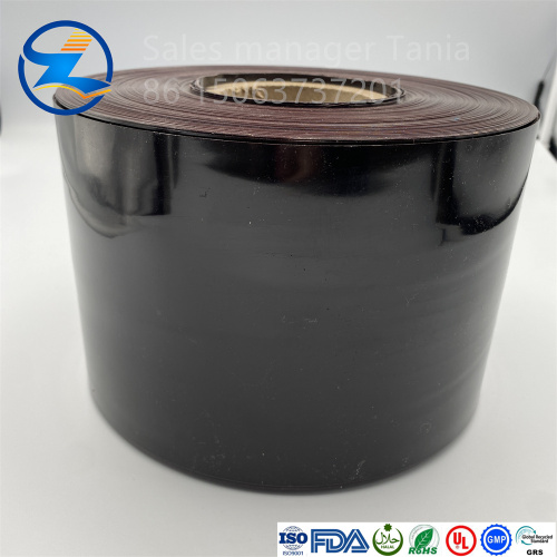 Brown opaque pharmaceutical PVC film for packing