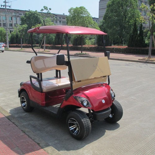 Kereta golf elektrik 2 tempat duduk untuk padang golf