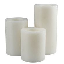 Large White Cylinder Candle Holders For Decor