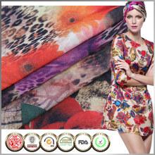 Professional manufacturer Korean Textile floral knit print fabrics