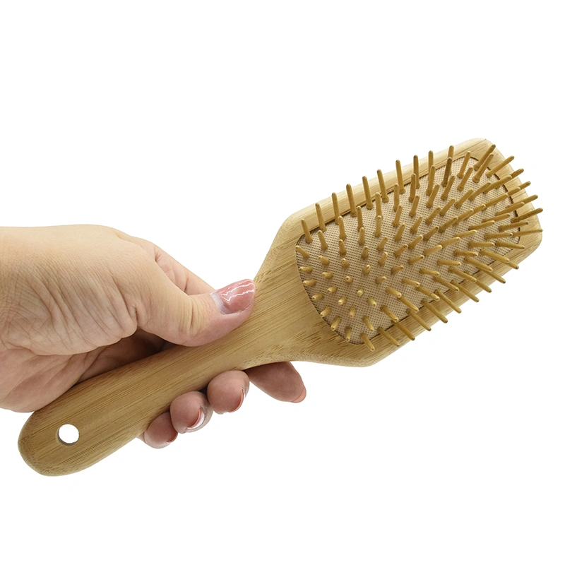 Eco Friendly Wood Massage Hair Brush Detangling Hair Brush