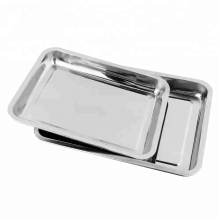 Stainless Steel Buffet Food Serving Tray Silver Plate