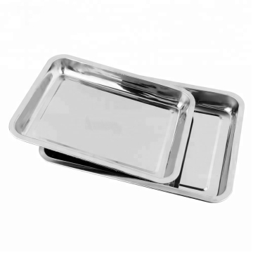 Stainless Steel Buffet Food Serving Tray Silver Plate