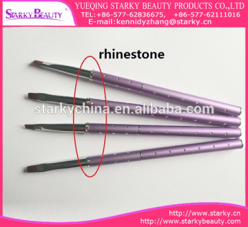 Wholesale Rhinstone Sculpture Nail Design Pure Kolinsky 3D Acrylic Nail Brush