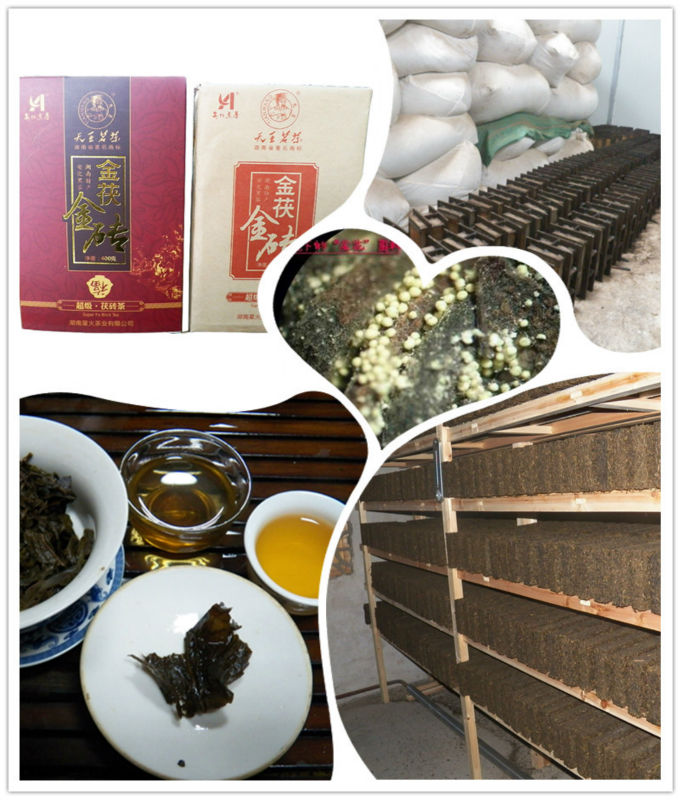 China famous super Fu bric tea puer tea 400g 800g dark tea