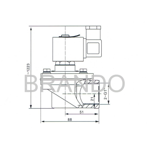 24V DC Pulse Valve voor stofafscheider