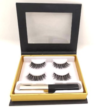 Synthetic mink lashes magnetic eyeliner eye lashes set