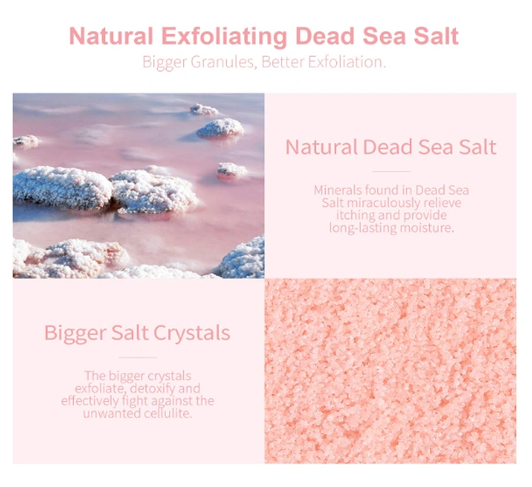 Wholesale OEM ODM Private Label Organic Dead Sea Salt Exfoliating Body Scrub Exfoliating Moisturizing Strawberry Body Scrub