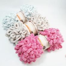 Fros Chunky Vegan Jumbo Yarn: 100% Polyester Super Chunky Color Yarn for Popcorn Knit