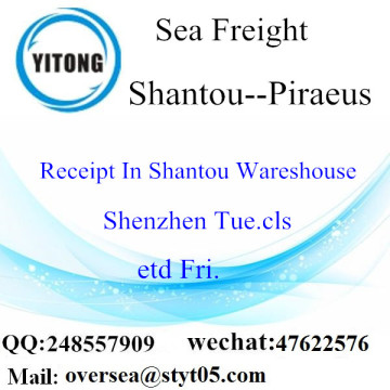 Shantou Port LCL Consolidation To Pireo