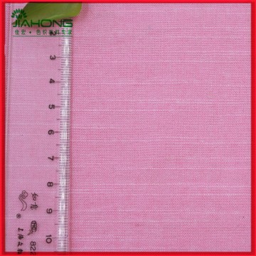 Red chambray woven slub fabric