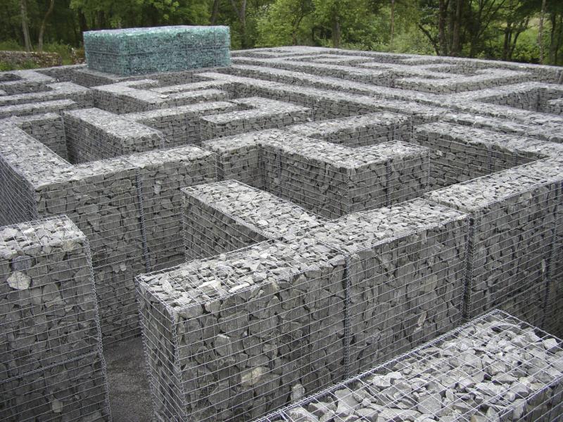 Rust proof galfan coated welded gabion box