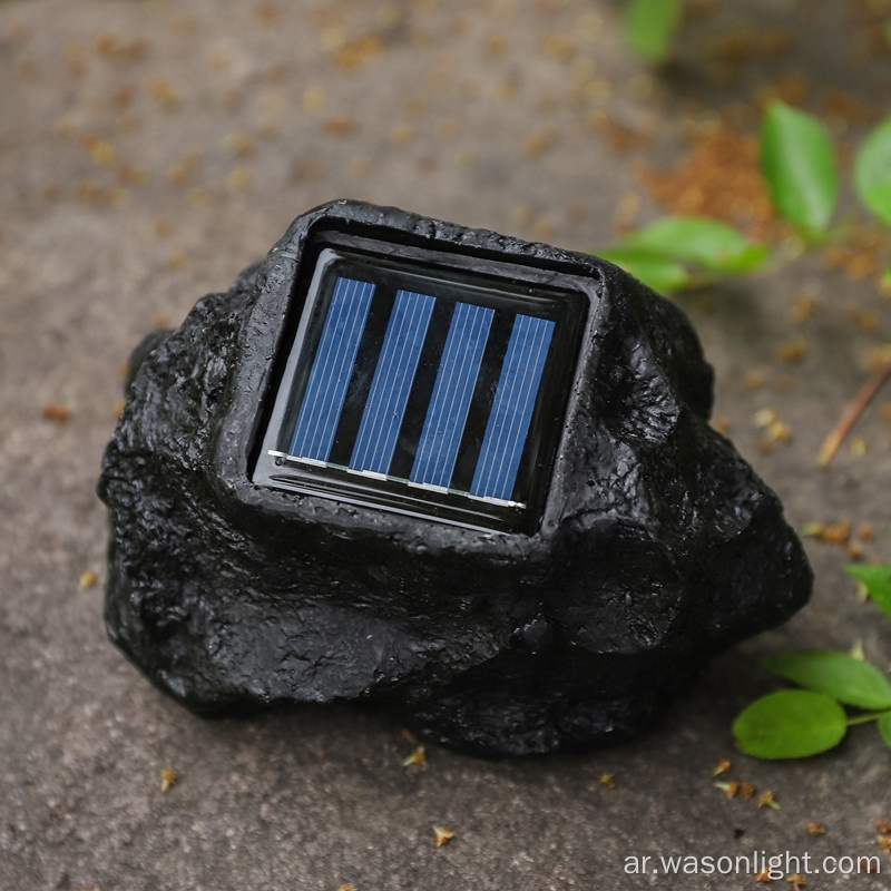 WASON Solar Rock Light في الهواء الطلق حديقة مزخرفة مضاد للماء LED SOLAR GARDEN GARDEN STONE LIGH