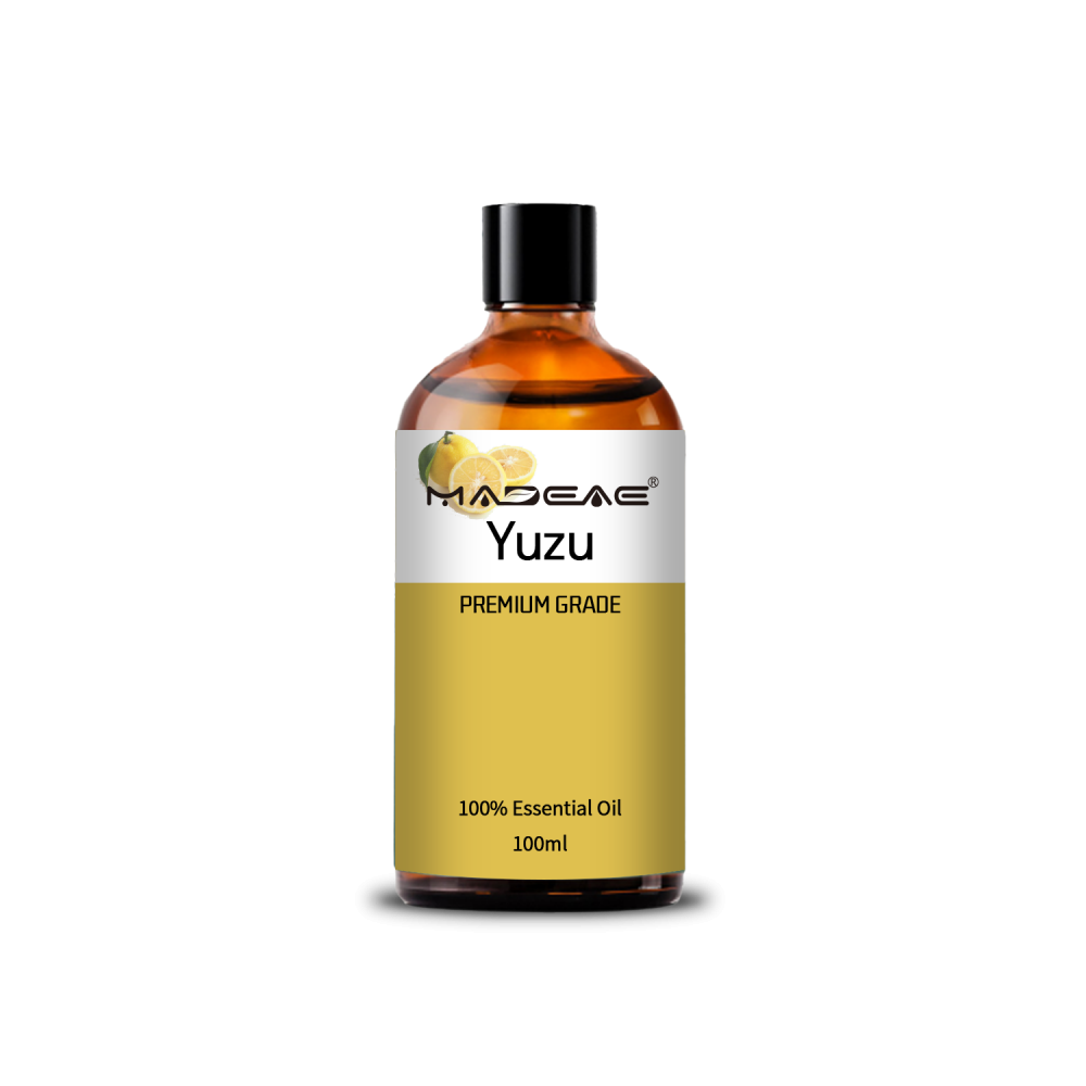 Huile essentielle de Yuzu en gros pour les soins de poils de la peau 100% pur naturel naturel