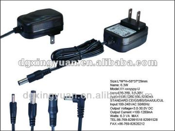 wall mounted plug ac adapter 13v 1a