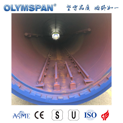 Autoclave de traitement des briques de ciment standard ASME