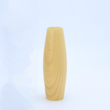 Luxury Round Glass Vase Handmade Marble Effect Vase