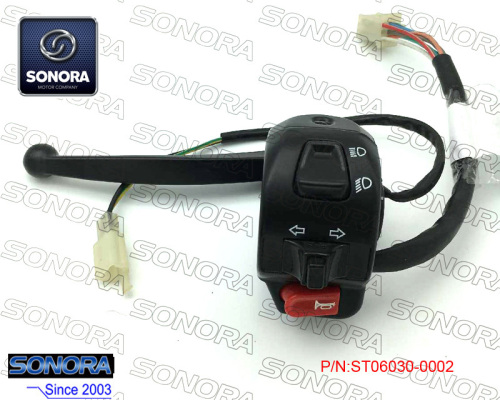 BAOTIAN BT49QT-12E3(4P)L. Handle Switch Assy-with Black Lever (P/N:ST06030-0002) Top Quality