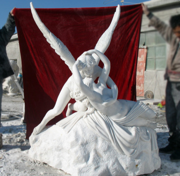 ancient Greece famous stone marble figure sculpture statue God of love for indoor home decoration