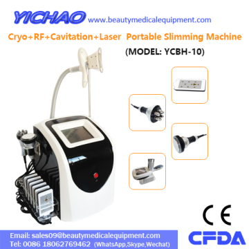 Lipolaser RF Cavitation Cryoliplysis Body Beauty Slimming Equipment