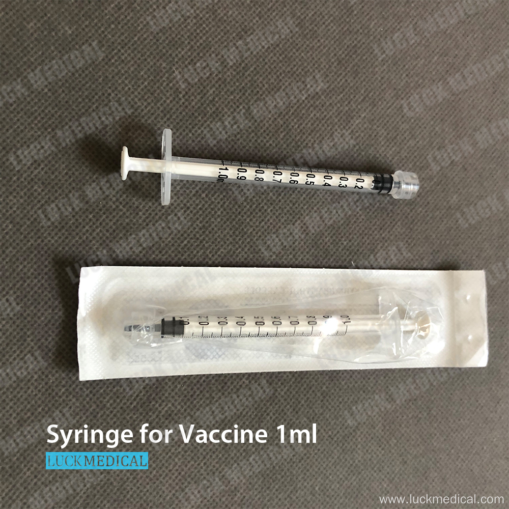 1ml Plastic Syringe without Needle