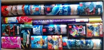 Assortment /Selection Tray Toy Fireworks