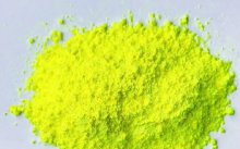 Fluorescent lemmon yellow pigment for ink