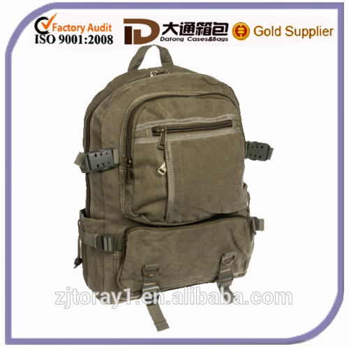 canvas backpack travel bag for men