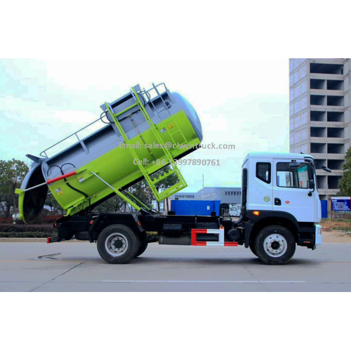 Novo caminhão de gerenciamento de resíduos alimentares Dongfeng 8CBM