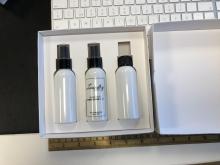 White two piece folding boxes for skin care