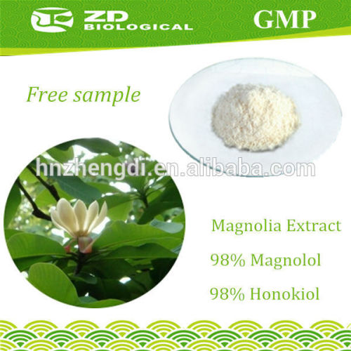 Made In China Magnolia flower extract 98% Honokiol for smooth muscle relaxant