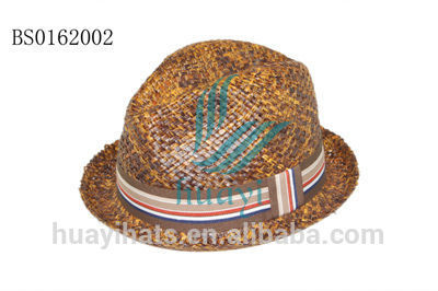 New Style Men's Summer Straw Fedora Hat