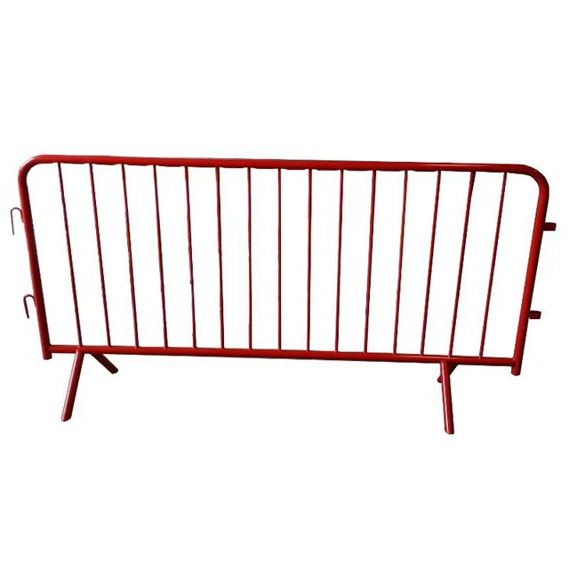 Hot Dipped Galvanized Fixed Leg 2.3m Crowd Control Pedestrian Barrier.