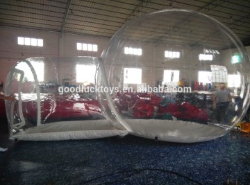 transparent plastic tent