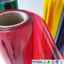 Colored PVC film for advertising and display