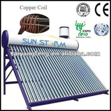 pressurized direct-plug solar water heating system