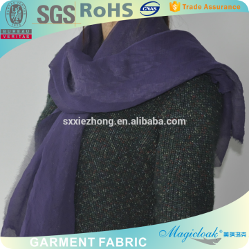 Magicloak solid silk crinkle fabric for garment-purple-by the yard