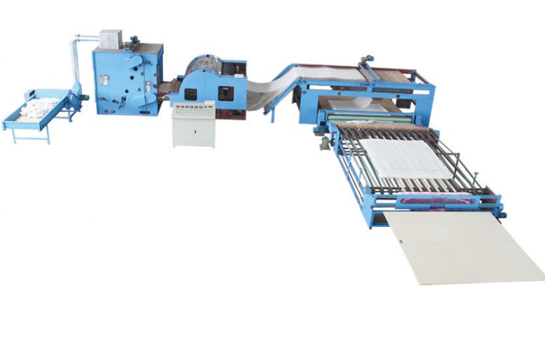 HFJ-88 Quilt Production line of sheep wool bedding machine line