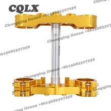 CNC Machined Motorcycle Upper and Lower Triple Trees Clamps for DRZ400SM Steering Stem