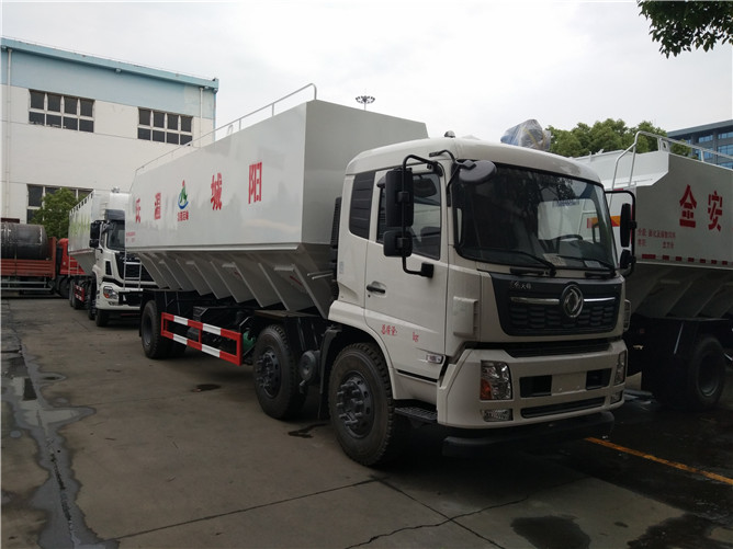 30cbm Dongfeng wingi wa malori ya usafirishaji wa malisho