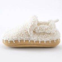 Soft Lambswool Baby Shoes with Non-Slip Soles