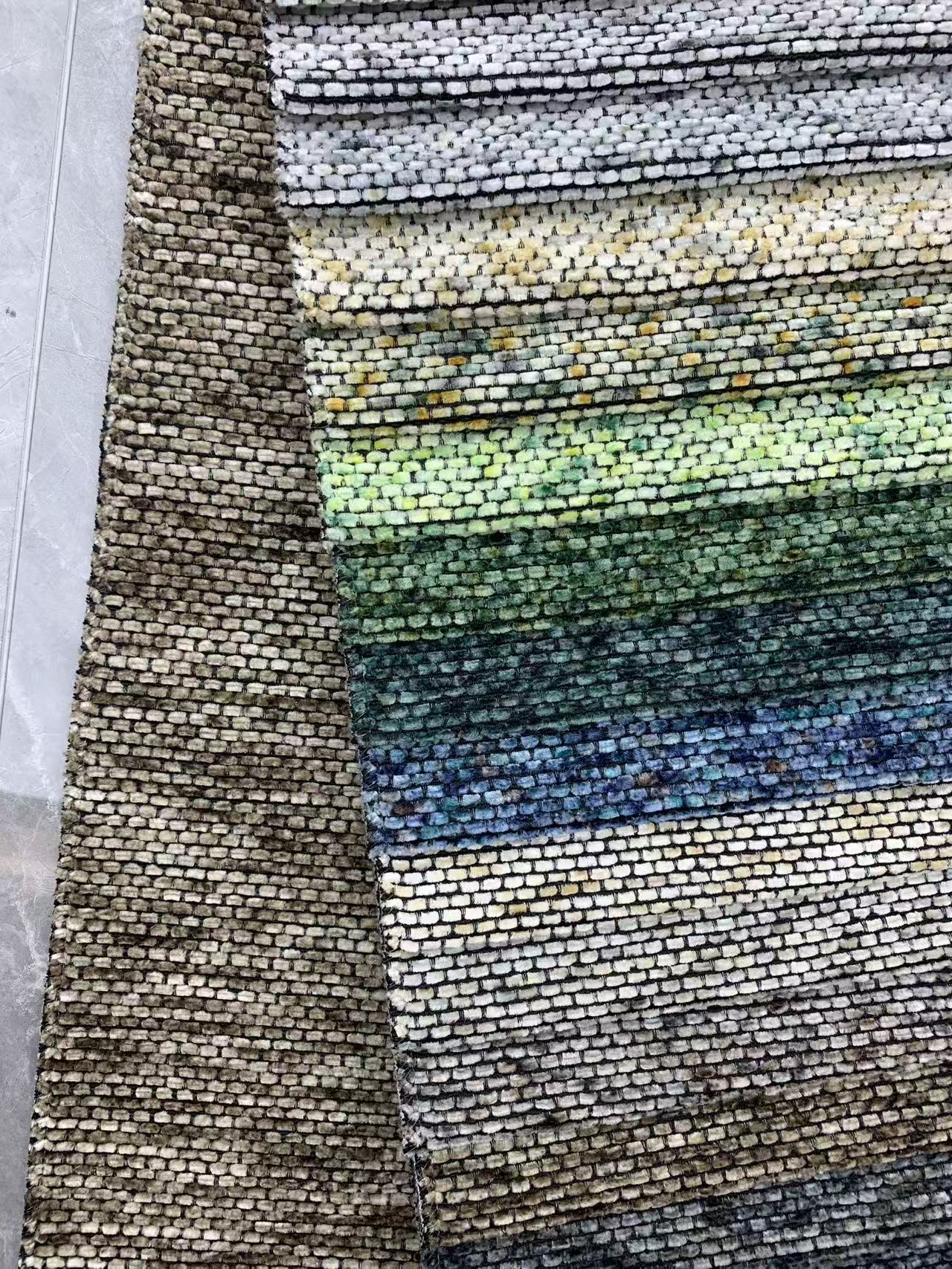 100% полиестерски отпорен на абразија внатрешен шанил ткаенина 100% Polyester Abrasion Resistant Indoor Chenille Fabric