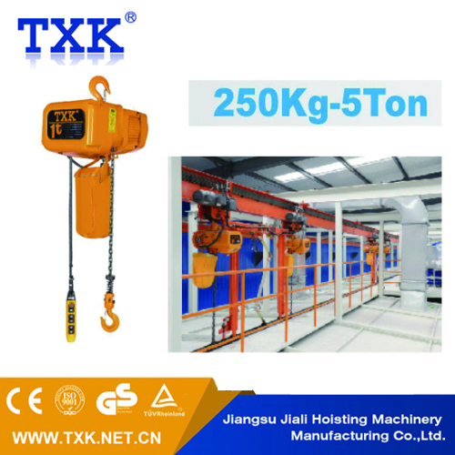 Roof Pulling Cargo Lifting stationary scissor lift table/electric hoist 1000kg