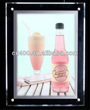 fashion style advertisement led crystal light box