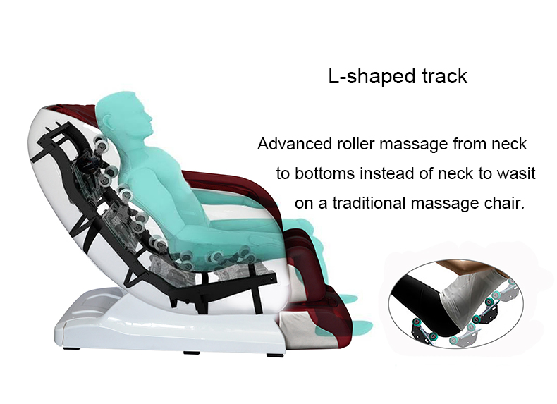 Luxury Zero Gravity Leather Sofa Massage Chair