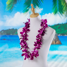 Most Popular Artifial Orchi Flower Leis
