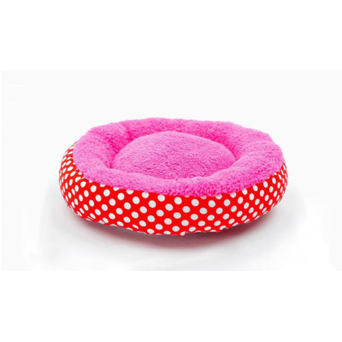 Woven cloth round breathable kennel pillow top mattress